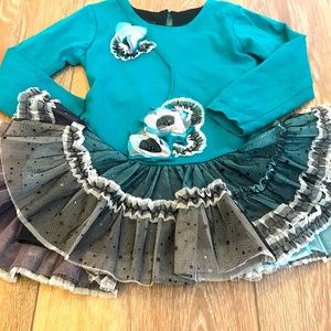 💙3/$45 Isobella and Chloe boutique dress 4T‎